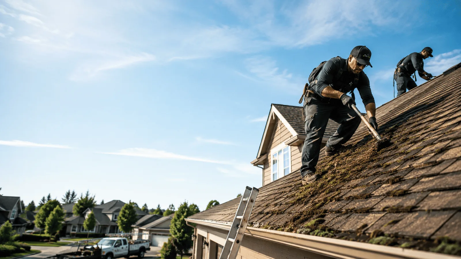 Roof Moss Removal in Brownsville, WI near me